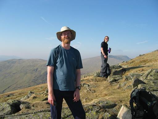 16_04-1.jpg - Me, shortly before we descend from Dollywagon Pike. The subsequent climb up Fairfield is hard.